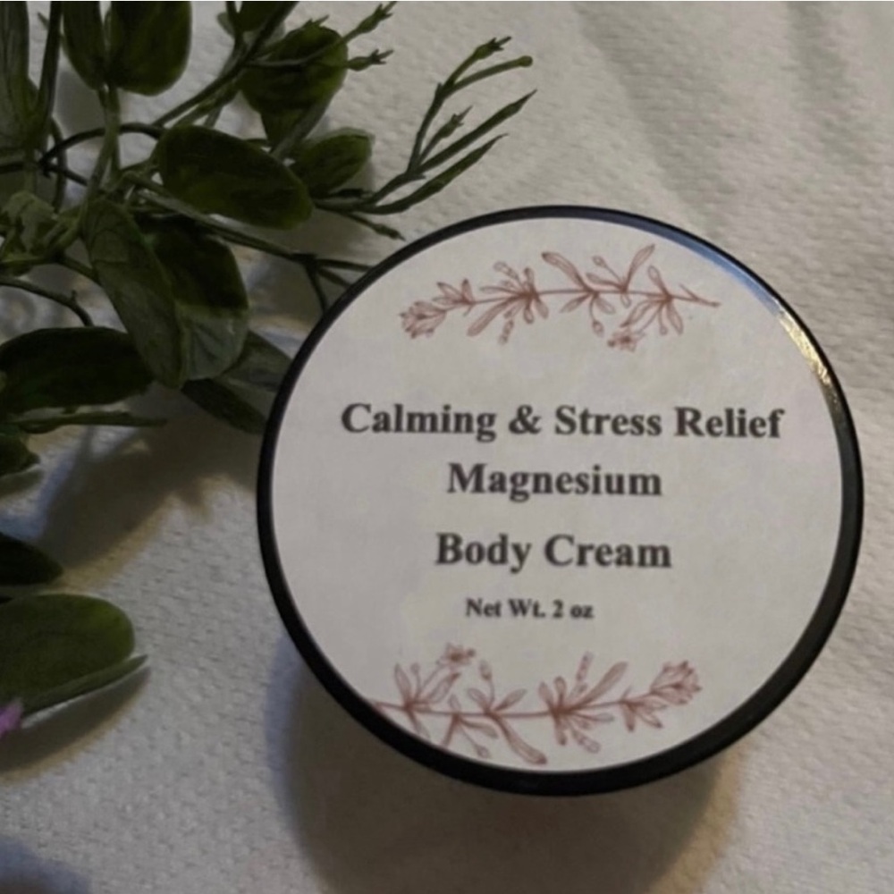 Magnesium Cocoa calming butter 2oz handcrafted cream